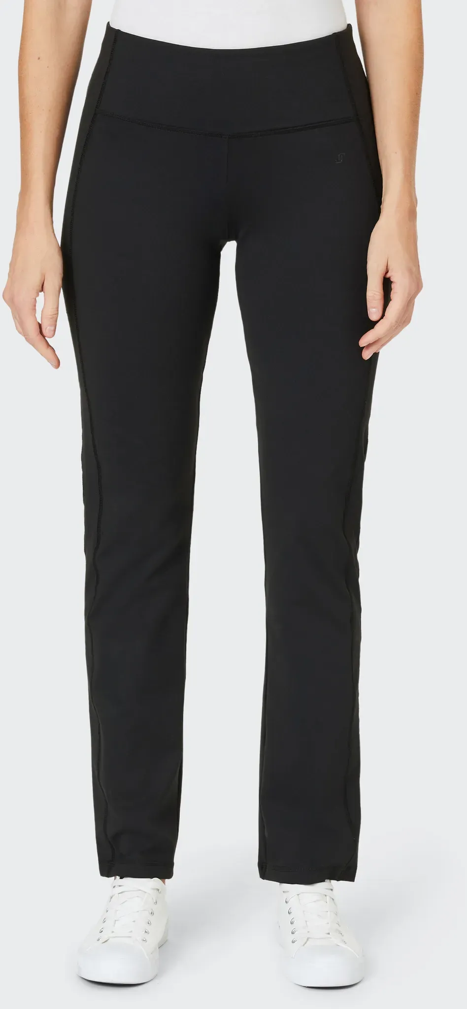 Funktionstights JOY SPORTSWEAR, Damen, Gr. 42, N-Gr, schwarz, Obermaterial: 88% Polyamid, 12% Elasthan, Hosen, für Laufen und Sportmode, schwarze Grundfarbe