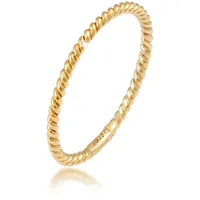 ELLI PREMIUM Gedreht 375 Gelbgold Twisted in Gold | Gr. 54
