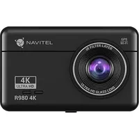 Navitel R980 4K (Eingebautes Display, Eingebautes Mikrofon, UHD 4K), Dashcam, Schwarz