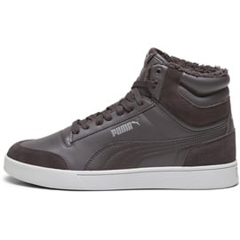 Puma Unisex Shuffle Mid Fur Sneaker, Grau (Flat Dark Gray Cast Iron Cool Light Gray), 44 EU