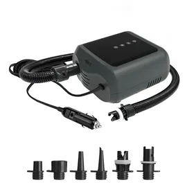 smartprint PBG 6 12V LCD 16PSI Elektrische Pumpe für Brett Kajak Matratze Auto schwarz|grau Alle Größen