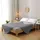 Wometo Sommerbett, grau Textil, 200x200 cm, OEKO-TEX Schlaftextilien, Bettdecken