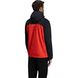 Mammut Microlayer 2.0 HS Hooded Jacket mammut red/black L - Rot, Schwarz