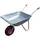 Hti-Living Schubkarre Havel 62,5 l Silber