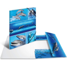 Herma Sammelmappe Tiere A4 delfine