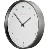 Kienzle Funkwanduhr 25 cm mit DCF-Signal, geräuschlos, Stahlrahmen, batteriebetrieben