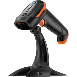 Tera Barcode Scanner 1D 2D QR Kabellos 2,4 GHz USB 2,0 Handscanner Ständer Halterung 5 Mil Auflösung 100m Reichweite, D5100