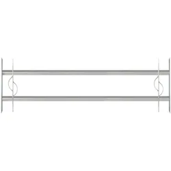 Alberts Fenstergitter Secorino Style 1000 - 1500 x 300 mm Ausziehgitter
