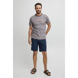 FQ1924 Chinoshorts FQ1924 "Chinoshorts FQBent", Herren, Gr. M, N-Gr, blau (navy blazer), Obermaterial: 55% Baumwolle CO. 45% Leinen LI., Hosen Chinoshorts