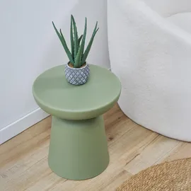 [en.casa] Beistelltisch, Posio 44xØ40 cm Grün