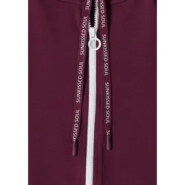 Cecil Kurzarm Sweatjacke mit Zipper - XL