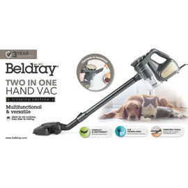 Beldray 2in1-Handstaubsauger in Grau