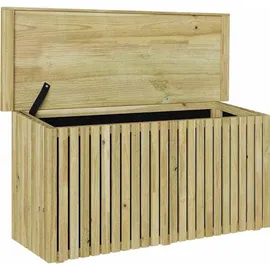 vidaXL Gartenlagerbox mit Speicher 119 x 44 x 58,5 cm Braun