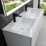Neoro n50 Doppel-Möbelwaschtisch 120,5 x 51,5 cm (BN0098WH)
