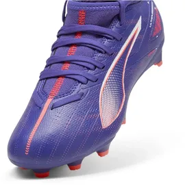 Puma Ultra 5 Match FG/AG Jr Soccer Shoe, Lapis Lazuli White-Sunset glow 28 EU - 28