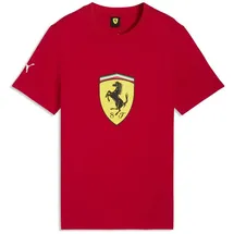 Puma Jugendliche Scuderia Ferrari Coloured Shield T-Shirt 152, Rosso Corsa Red