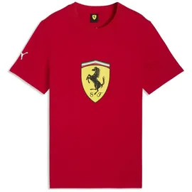 Puma Jugendliche Scuderia Ferrari Coloured Shield T-Shirt 152, Rosso Corsa Red