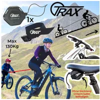 Trax Fahrradhundeanhänger TRAX PRO Bike Taxi Fahrrad Zugsystem Abschleppseil