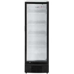 Royal Catering Flaschenkühlschrank - 320 L - LED - schwarzer Rahmen