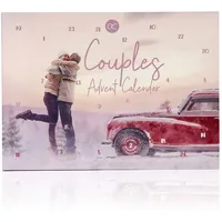 Accentra Adventskalender Couples für Paare mit 24 Bade-, Körperpflege und Accessoires Produkten für eine abwechslungsreiche und verwöhnende Adventszeit, 1000 g