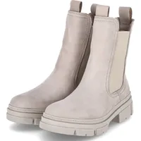 TAMARIS Damen Chelsea Boots, Frauen Stiefeletten,TOUCHit-Fußbett,uebergangsstiefel,Schlupfstiefel,hoch,Boots,Stiefel,Taupe NUBUC,39 EU