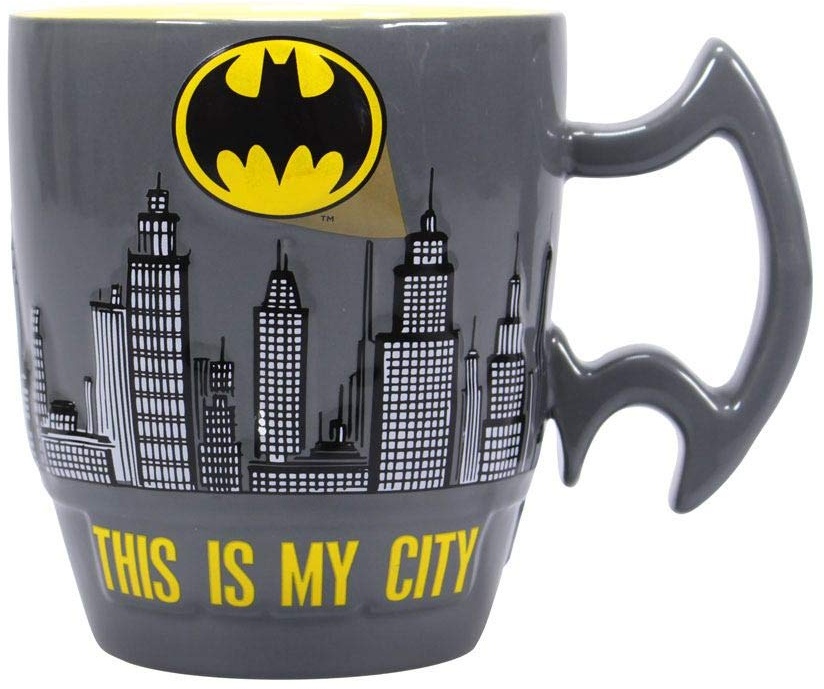 Batman - 3D Tasse - Dark Knight - Gotham - This is My City - Geschenkbox