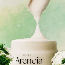 ARENCIA Fresh Cloud White Tea & Neroli sanftes Peeling Für Körper und Haar 260 g