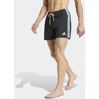adidas Herren Badeshorts 3-Streifen 5-Inch, Größe XXL in Schwarz BLACK