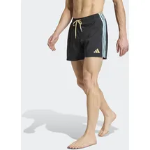 adidas Herren Badeshorts 3-Streifen 5-Inch, Größe XXL in Schwarz BLACK