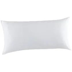 Microfaserkissen SCHLAF-GUT "Utah", weiß, B:40cm L:80cm, Bezug: 50% Baumwolle, 50% Polyester. Füllung: 100% Polyester, Kopfkissen, Strapazierfähig und günstig