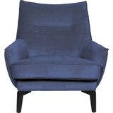 furninova Loungesessel »Willow«, bequemer Loungesessel im skandinavischen Design blau