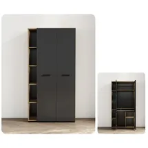 OTTO home Moid Computerschrank 88,2 x 41,5 x 174,6 Schwarz