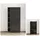 OTTO home Moid Computerschrank 88,2 x 41,5 x 174,6 Schwarz