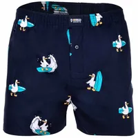 Happy Shorts Herren Web-Boxershorts - American Boxershorts Surfing Seagull