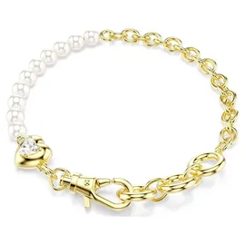 Swarovski Idyllia Armband Kristallperle Weiß Goldlegierungsschicht