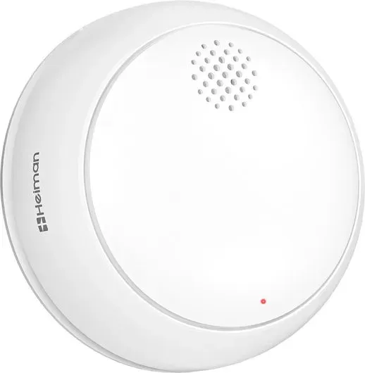 HEIMAN WLAN-/WLAN Rauchmelder mit App und ersetbarer Batterie, 85 dB Alarm, Feueralarm mit Stille-Button, EN 14604 Standard, Smart-Feueralarm 85 dB (1)