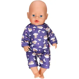 BABY BORN Teddy Schlafanzug Glow in The Dark Weiß (836484)