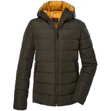 G.I.G.A. DX by killtec Steppjacke mit Kapuze/Funktionsjacke ist wasserabweisend GW 10 MN QLTD JCKT, grünanthrazit, 3XL,