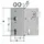 GAH Alberts Alberts 417055 Schlosskasten Profilzylinder 60 mm 172 x 94 x 40 mm
