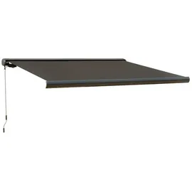 Outsunny Markise 300 x 250 cm dunkelgrau