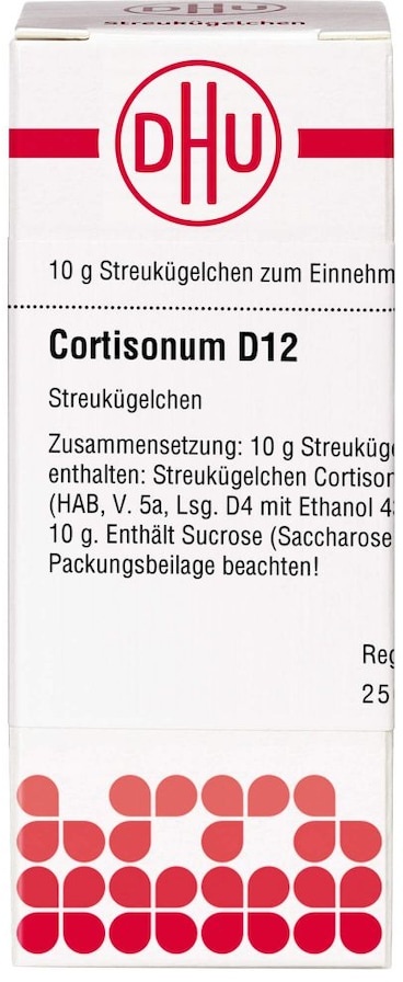 DHU CORTISONUM D 12 Globuli Zusätzliches Sortiment 01 kg