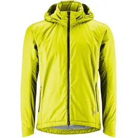 Gonso Fahrradjacke GONSO "Save Jacket Therm M", Herren, Gr. 3XL, gelb, 100% Polyester, Jacken Fahrradjacke, Herren Regenjacke wind- und wasserdicht, Radjacke mit Kapuze