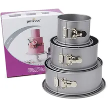 Patisse 3-stöckiges Kuchen-Springformen-Set