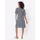 Heine Druckkleid Etuikleid Marine/Ecru 34
