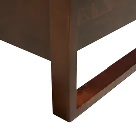 Beliani Giulia 160 x 200 cm Dunkelbraun