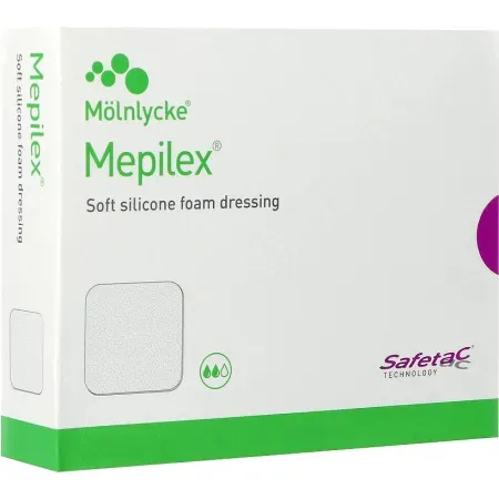 Mepilex Polyurethanschaumverband Weich Steril 10x10cm Stück 5 (294100)