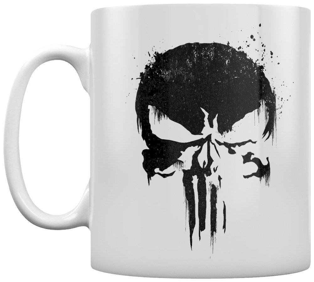 Marvel Comics DC Universe The Punisher Skull Kaffeetassen, Keramik, Mehrfarbig, 7.9 x 11 x 9.3 cm, MG24925