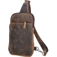 The Skandinavian Brand Leder Cross Bodybag Hunter tan - Braun
