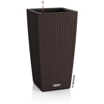 LECHUZA Cubico Cottage 30 Komplettset 30 x 30 x 56,5 cm mocca