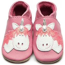 Unicorn Kleinkinder Krabbelschuhe, Rosa (Rose/Pink)